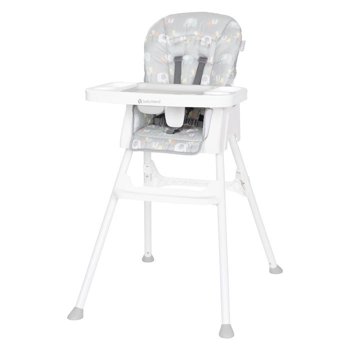 Baby Trend Adapt Plus 6-in-1 EZ Clean High Chair, Two of a Kind Grey