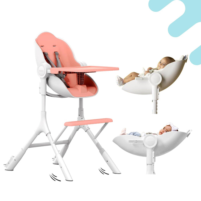 Oribel Cocoon Z High Chair, Cotton Candy Pink