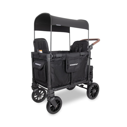 Shop Wonderfold W2 Luxe Pro Double Stroller Wagon, Jet Black, 2 Seater at GoodBuy Gear