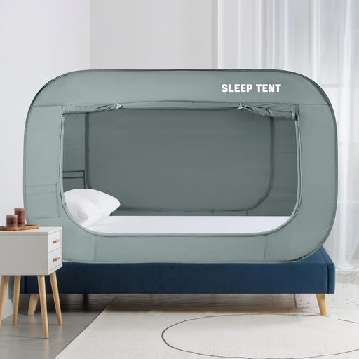 Shop Borna Bed Tent Sleeping Canopy, Pale Grey, Twin at GoodBuy Gear
