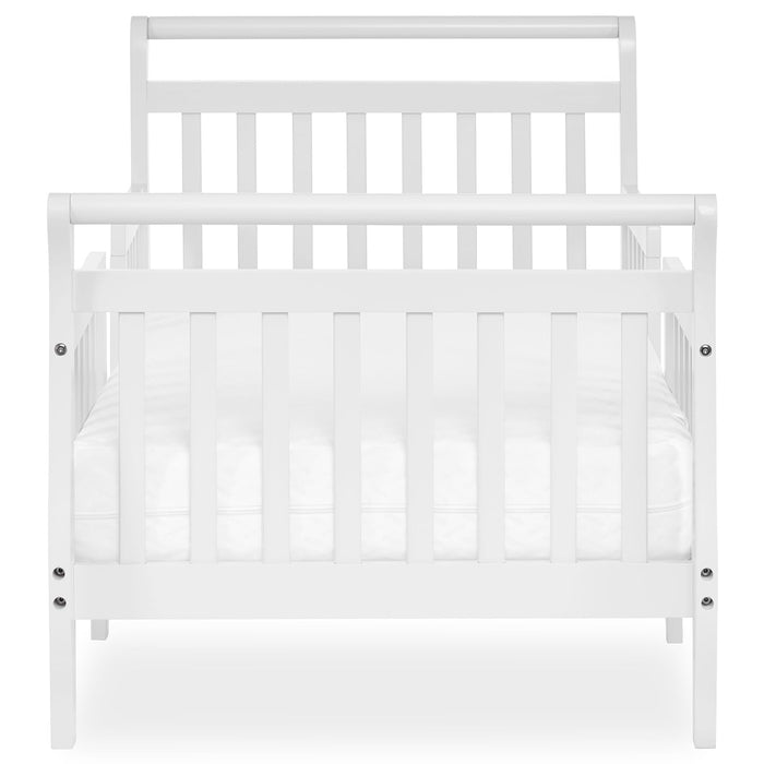 Dream On Me Emma 3-in-1 Convertible Wooden Toddler Bed, White