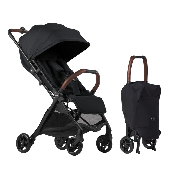 Silver Cross Jet 5 Super Compact Stroller, 2025, Black