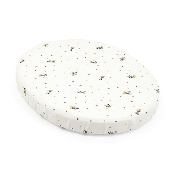 Shop Stokke Sleepi Mini Fitted Sheet, Mickey Celebration, V3 at GoodBuy Gear