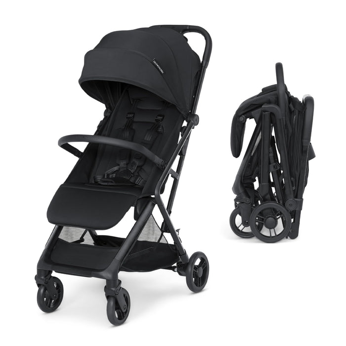 Delta Children Icon Ultra Compact Travel Stroller, Black, 2025