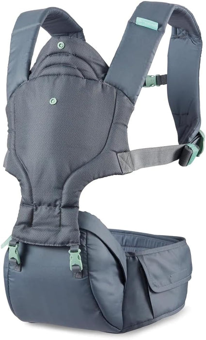 Infantino Hip Rider Plus 5-in-1 Carrier, Grey