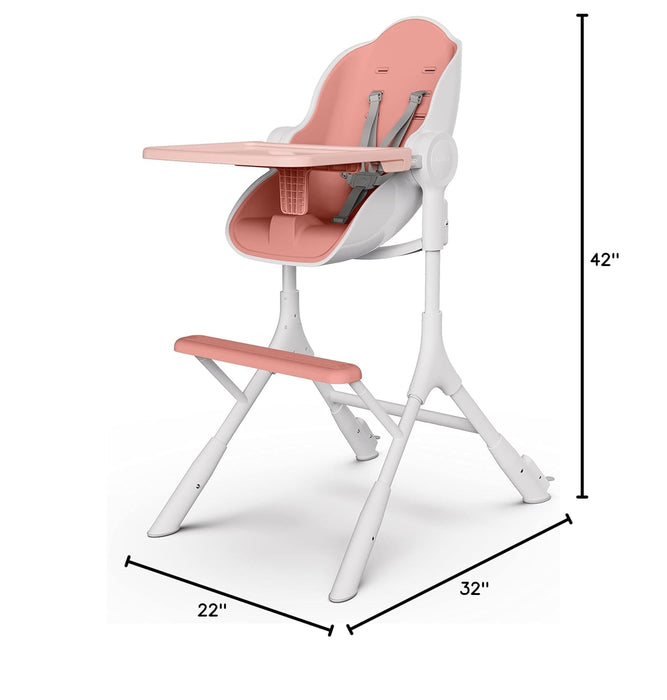 Oribel Cocoon Z High Chair, Cotton Candy Pink