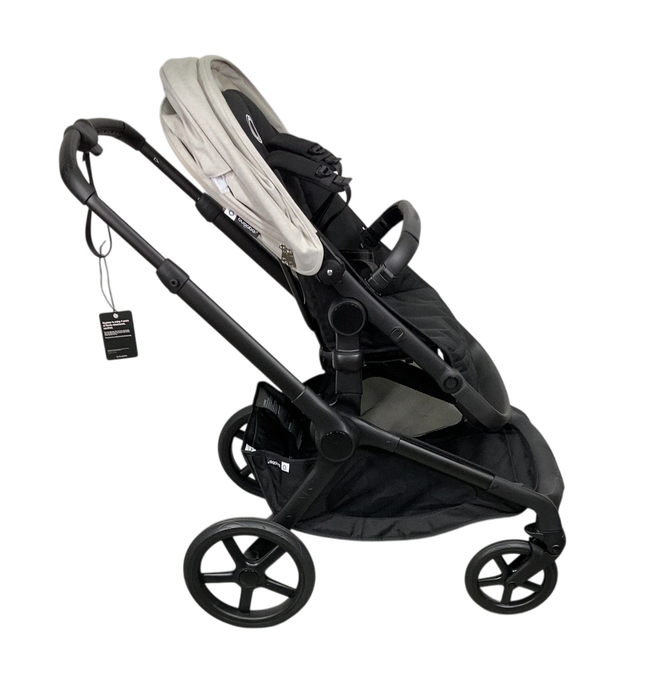 Shop Bugaboo Kangaroo Single To Double Stroller, 2024, Black, Midnight Black, Misty White at GoodBuy Gear