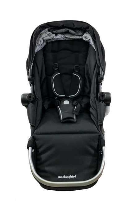 Shop Mockingbird 2nd Seat Kit 2.0, Black, Windowpane, Silver With Penny Leather at GoodBuy Gear