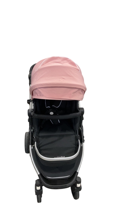 Shop Mockingbird Single 2.0 Stroller, Bloom, Windowpane, Silver With Black Leather, 2025 at GoodBuy Gear