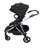 secondhand Mockingbird Single to Double 2.0 Stroller, Silver with Penny Leather, 2023, Windowpane, Black