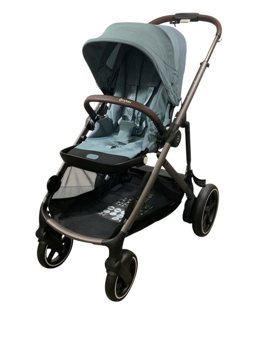 Shop Cybex e-Gazelle S Stroller, Stormy Blue, Taupe, 2024 at GoodBuy Gear