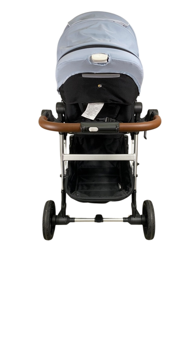 Shop Mockingbird Single to Double 2.0 Stroller, 2025, Silver With Penny Leather, Sky, Watercolor Drops at GoodBuy Gear