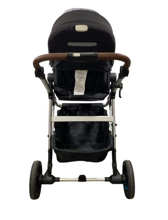 Shop Mockingbird Single to Double 2.0 Stroller, 2024, Black, Silver With Penny Leather, Windowpane at GoodBuy Gear