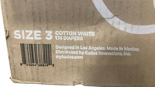 Shop Kudos Diapers, 174, Size 3, White at GoodBuy Gear