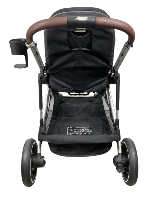 Shop Cybex Gazelle S Modular Stroller, 2023, Moon Black, Silver Frame at GoodBuy Gear