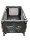 Shop Monbebe Play Yard with Full-Size Rocking Bassinet, Castle Point at GoodBuy Gear