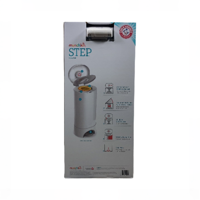 Shop Munchkin Step Diaper Pail, White at GoodBuy Gear