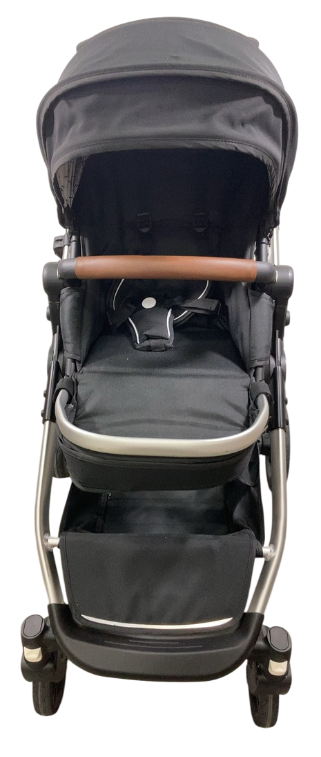 Shop Mockingbird Single to Double 2.0 Stroller, 2024, Black, Silver With Penny Leather, Windowpane at GoodBuy Gear