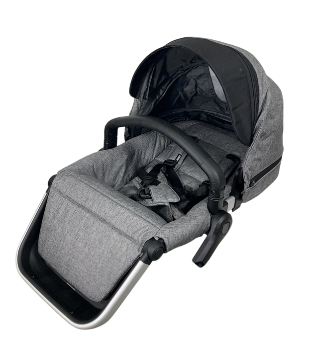 Shop Thule Sleek Sibling Seat, Aluminum, Grey Melange, 2024 at GoodBuy Gear