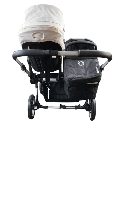 Shop Bugaboo Donkey 3 Duo Stroller, 2021, Fresh White, Black, Aluminium at GoodBuy Gear