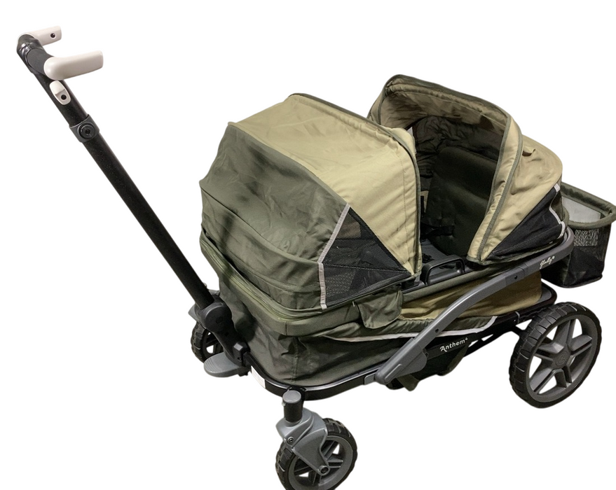 Gladly Family Anthem4 Classic 4 Seater All Terrain Wagon Stroller, Forest