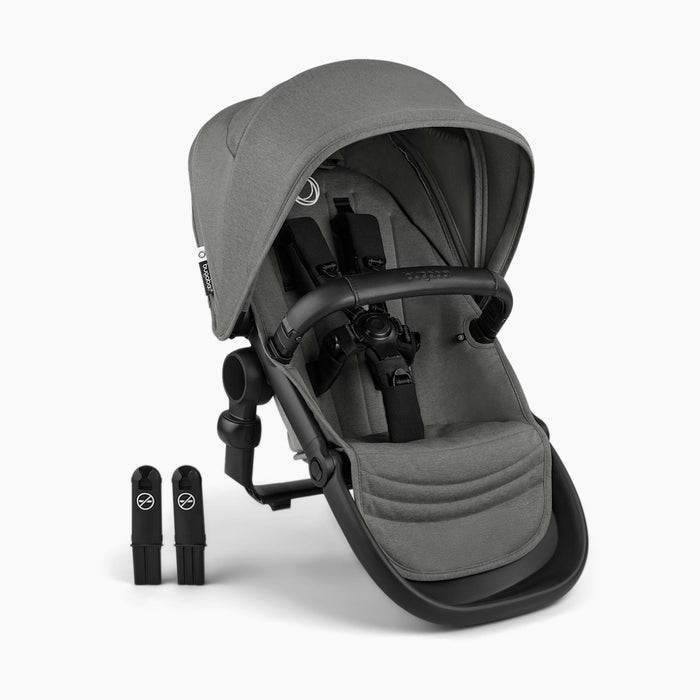 Bugaboo Kangaroo Sibling Seat, Black, Moon Grey, Moon Grey