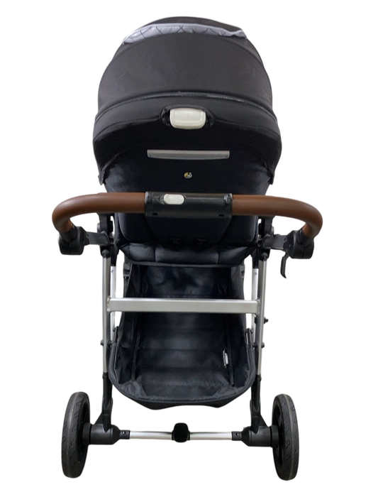 Shop Mockingbird Single to Double 2.0 Stroller, 2025, Black, Silver With Penny Leather, Windowpane at GoodBuy Gear
