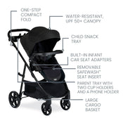 Shop Britax Willow Brook S+ Travel System, 2025, Raven Black at GoodBuy Gear