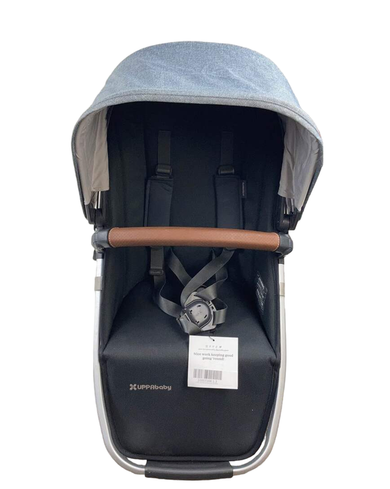 used UPPAbaby VISTA RumbleSeat V2, 2015+, 2021, Gregory (Blue Melange)