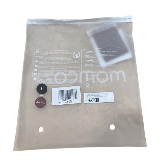 Shop Momcozy All-in-One Super Flexible Pumping Bra, Large, Chocolate at GoodBuy Gear