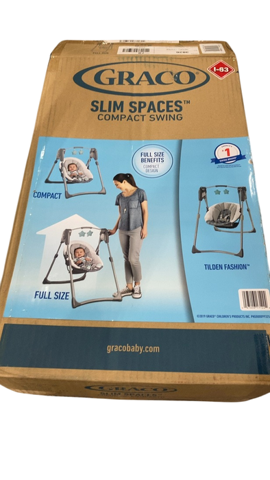 Shop Graco Slim Spaces Compact Baby Swing, Tilden at GoodBuy Gear