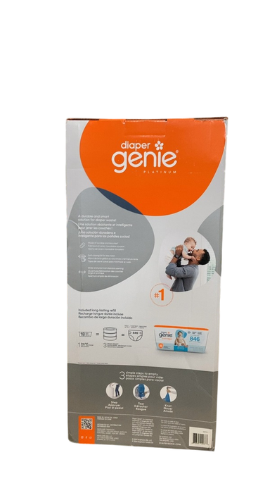 Shop Diaper Genie Platinum Pail Gift Set, Lily White at GoodBuy Gear