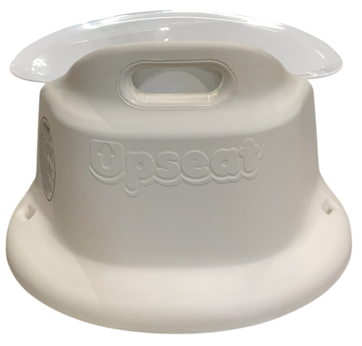 Shop Upseat Baby Floor & Booster Seat with Tray, Coconut (White) at GoodBuy Gear