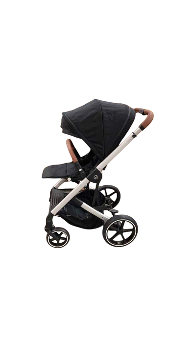 Shop Cybex Balios S Lux Stroller, 2022, Moon Black, Silver at GoodBuy Gear
