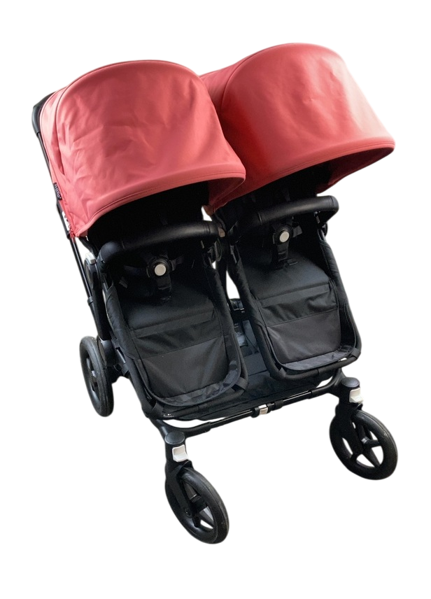 bugaboo donkey duo amazon Bugaboo Donkey 5 Duo Stroller, Black, Midnight Black, Sunrise Red, 202