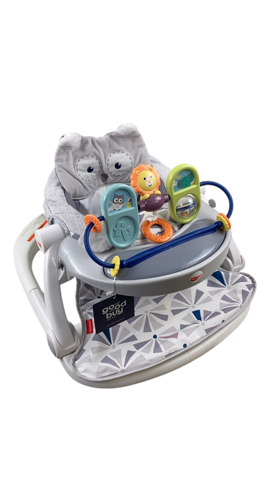 Shop Fisher Price Premium Sit-Me-Up Floor Seat with Toy Tray, Owl at GoodBuy Gear