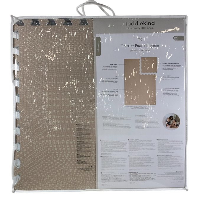 Shop Toddlekind Prettier Puzzle Playmat Standard, Deco, Latte at GoodBuy Gear