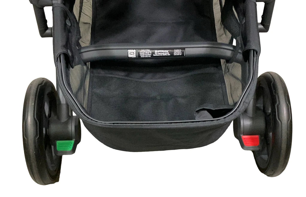 UPPAbaby CRUZ V2 Stroller, 2024, Anthony(White and Grey Chenille) HIDDEN REPLACEMENT #386459-Strollers-GoodBuy Gear