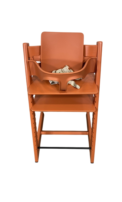Shop Stokke Tripp Trapp High Chair With Baby Set, 2, Terracotta at GoodBuy Gear