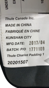 Shop Thule Seat Padding for Chariot Lite/Cross Single, Grey at GoodBuy Gear