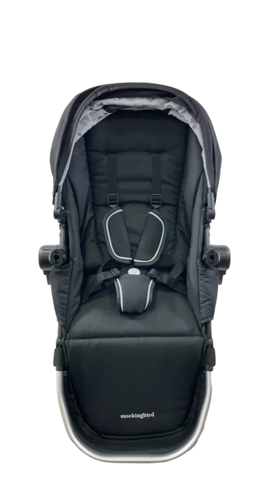 Shop Mockingbird 2nd Seat Kit 2.0, Black, Silver With Black Leather, Watercolor Drops at GoodBuy Gear
