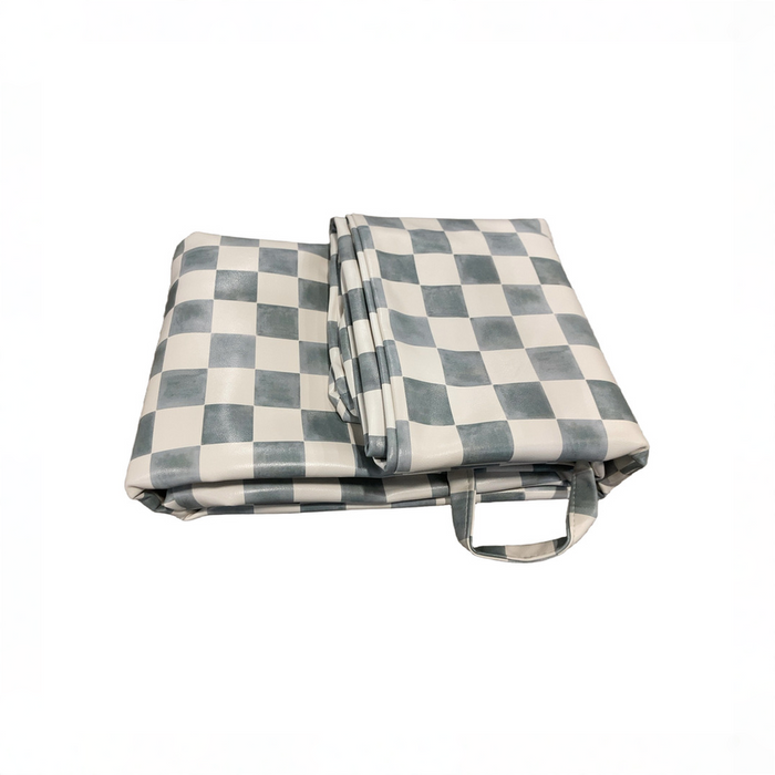 Shop DRAFT - Toki Kids Vegan Leather Cover, Checker Matcha, Mega at GoodBuy Gear
