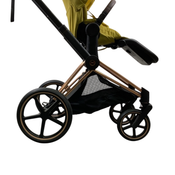 Shop Cybex PRIAM Stroller, 2022, Mustard Yellow, Rosegold at GoodBuy Gear