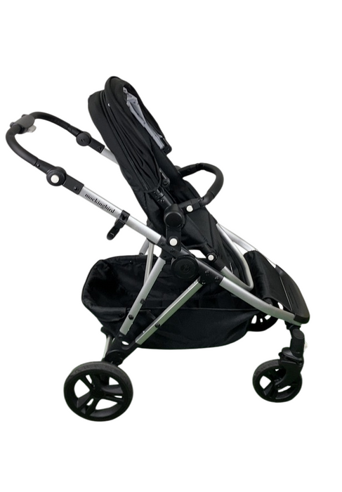 Shop Mockingbird Single to Double 2.0 Stroller, Black, Watercolor Drops, Silver With Black Leather, 2025 at GoodBuy Gear