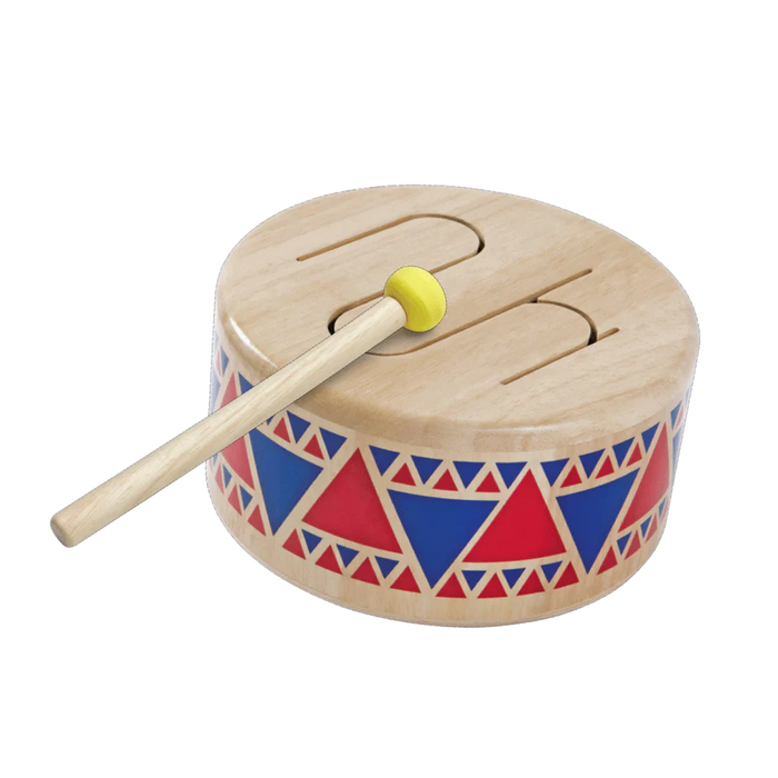 Plan Toys Solid Wooden Drum