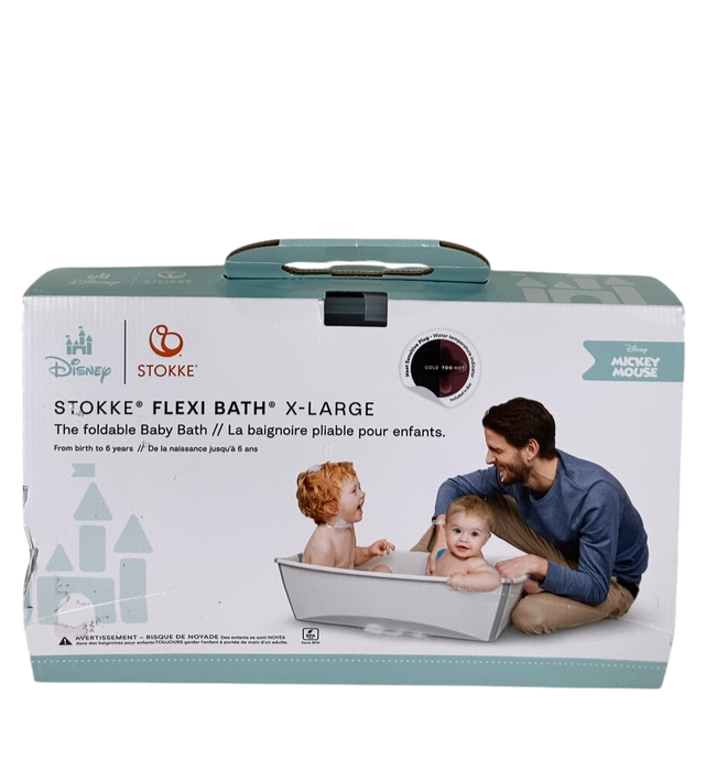 Shop Stokke Flexi Bath Foldable Baby Bathtub, Mickey Mouse, XLarge at GoodBuy Gear