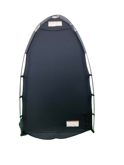 secondhand SlumberPod 3.0 Sleep Canopy, Black with Gray Accents