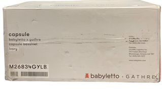 Shop Gathre The Capsule Bassinet, Ivory at GoodBuy Gear