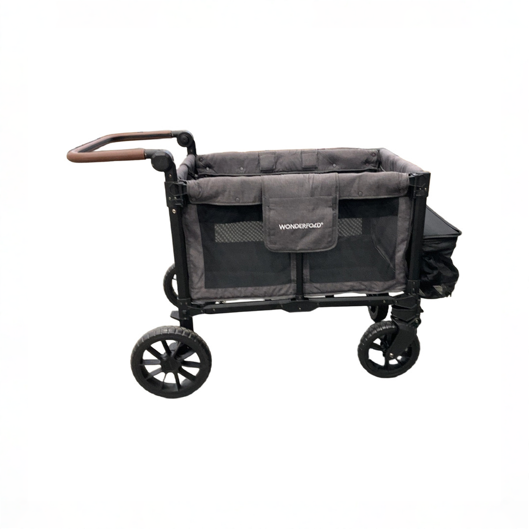 Wonderfold W4 Luxe Pro Stroller Wagon, 2025, Charcoal Gray
