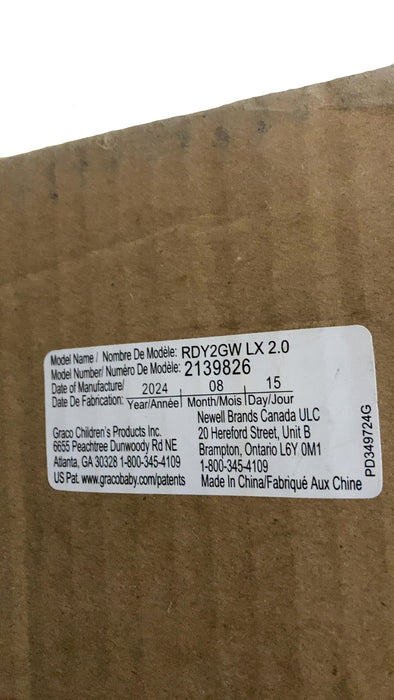 Graco Ready2Grow LX 2.0 Double Stroller, 2024, Clark